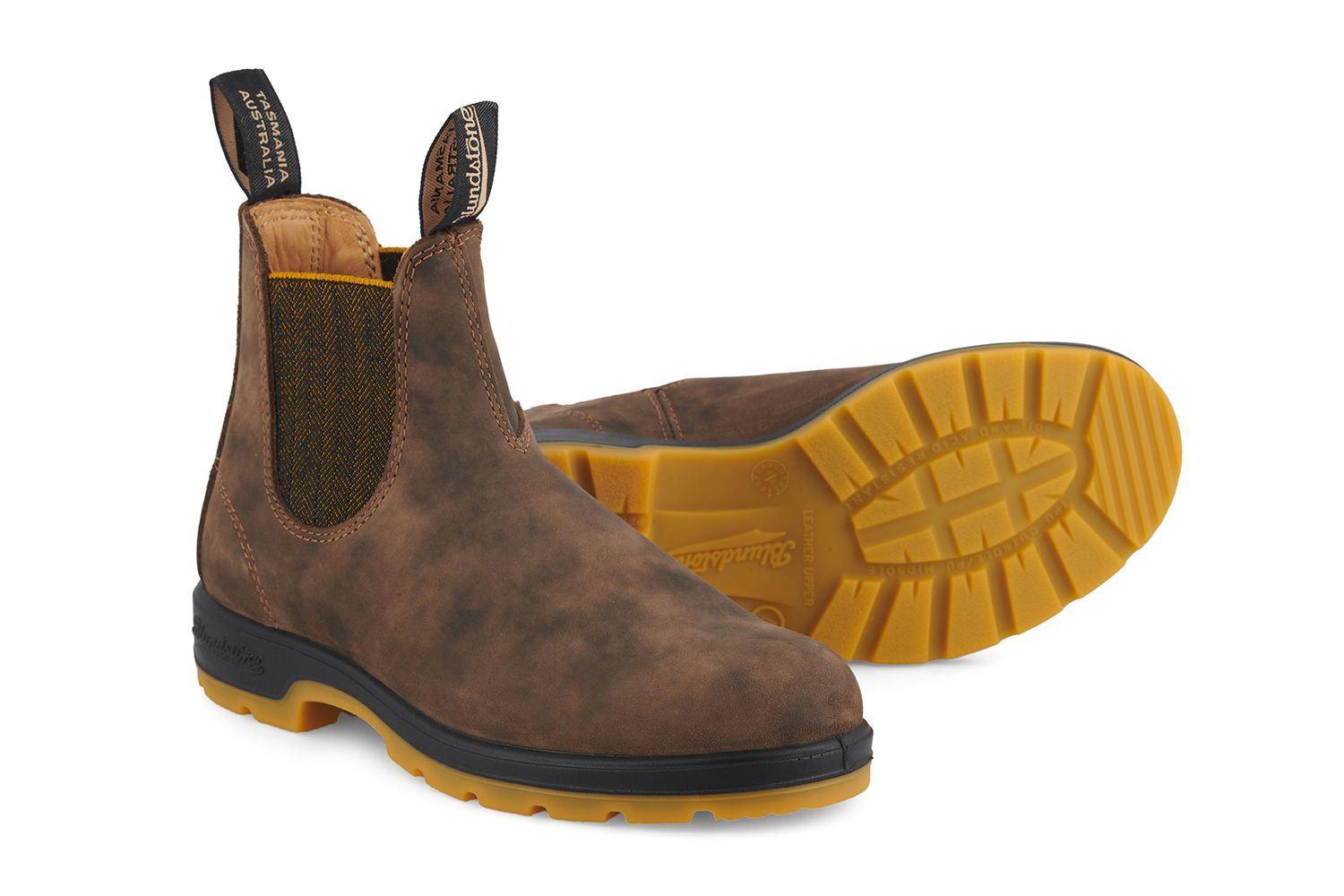 Blundstone 1944 Rustic Brown Mustard Chelsea Boot Upperclass