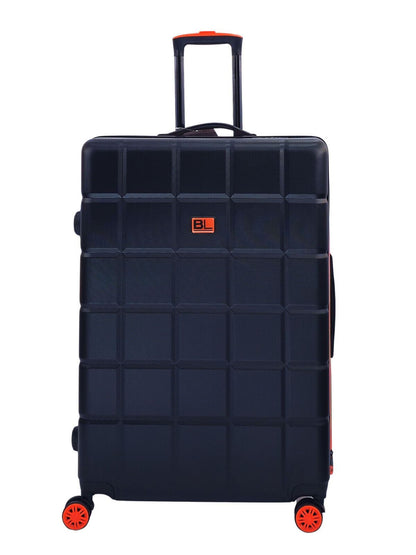Collinsville Large Soft Shell Suitcase in Black