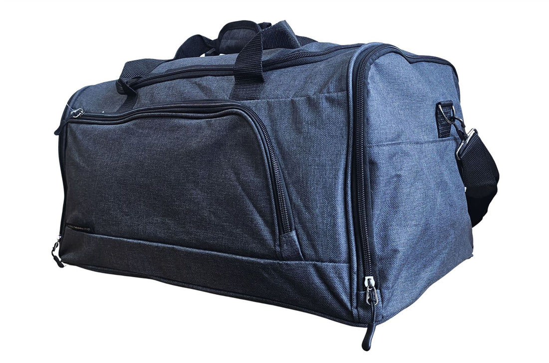 Large Duffel Weekend Holdall Carry-On Cabin Bag Gym Sports Travel Bag Black