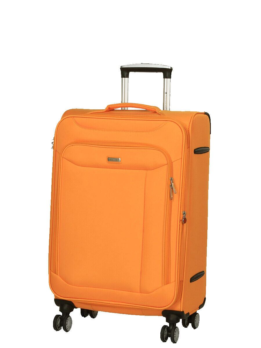Centreville Medium Soft Shell Suitcase in Yellow
