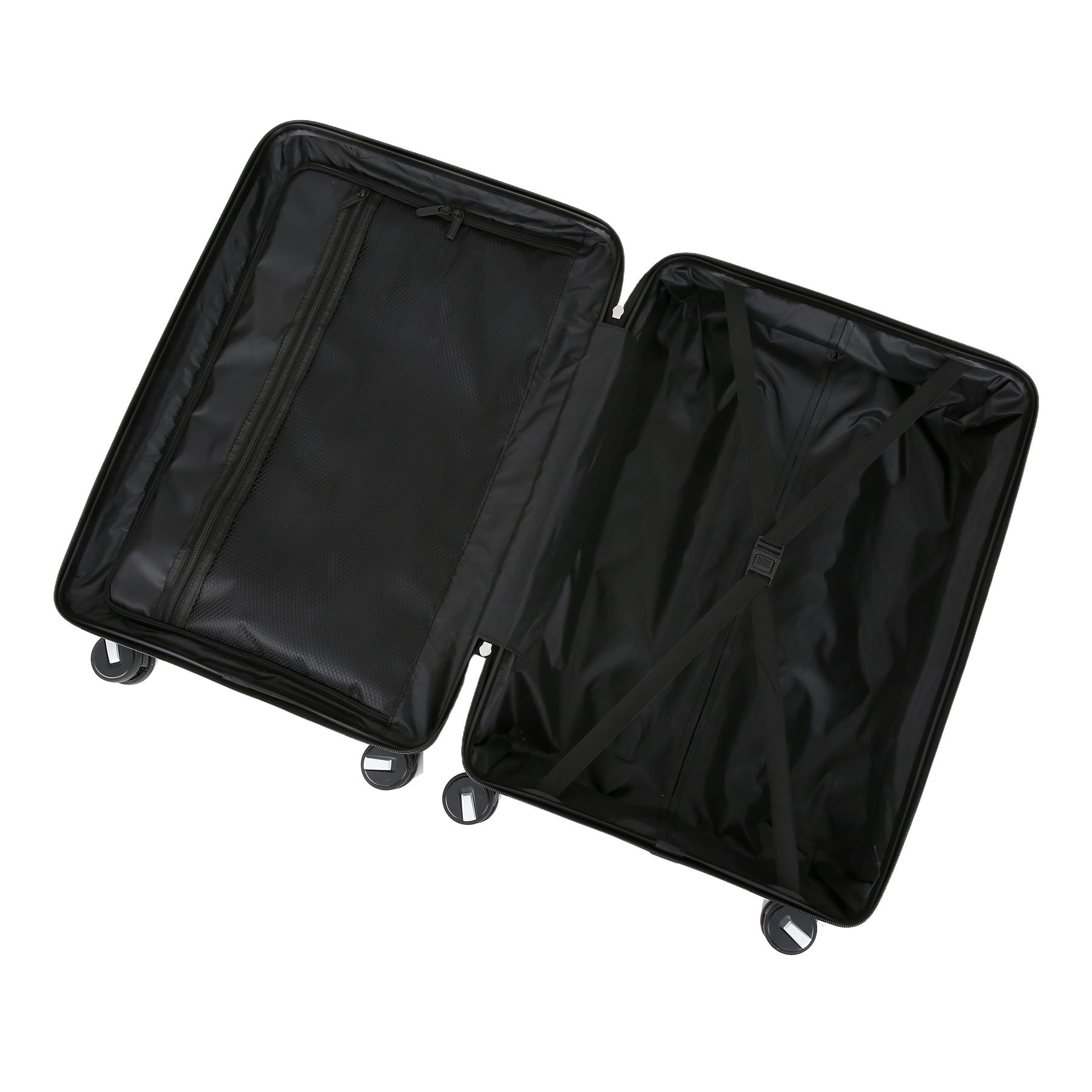 Courtenay Set of 3 Hard Shell Suitcase in Black