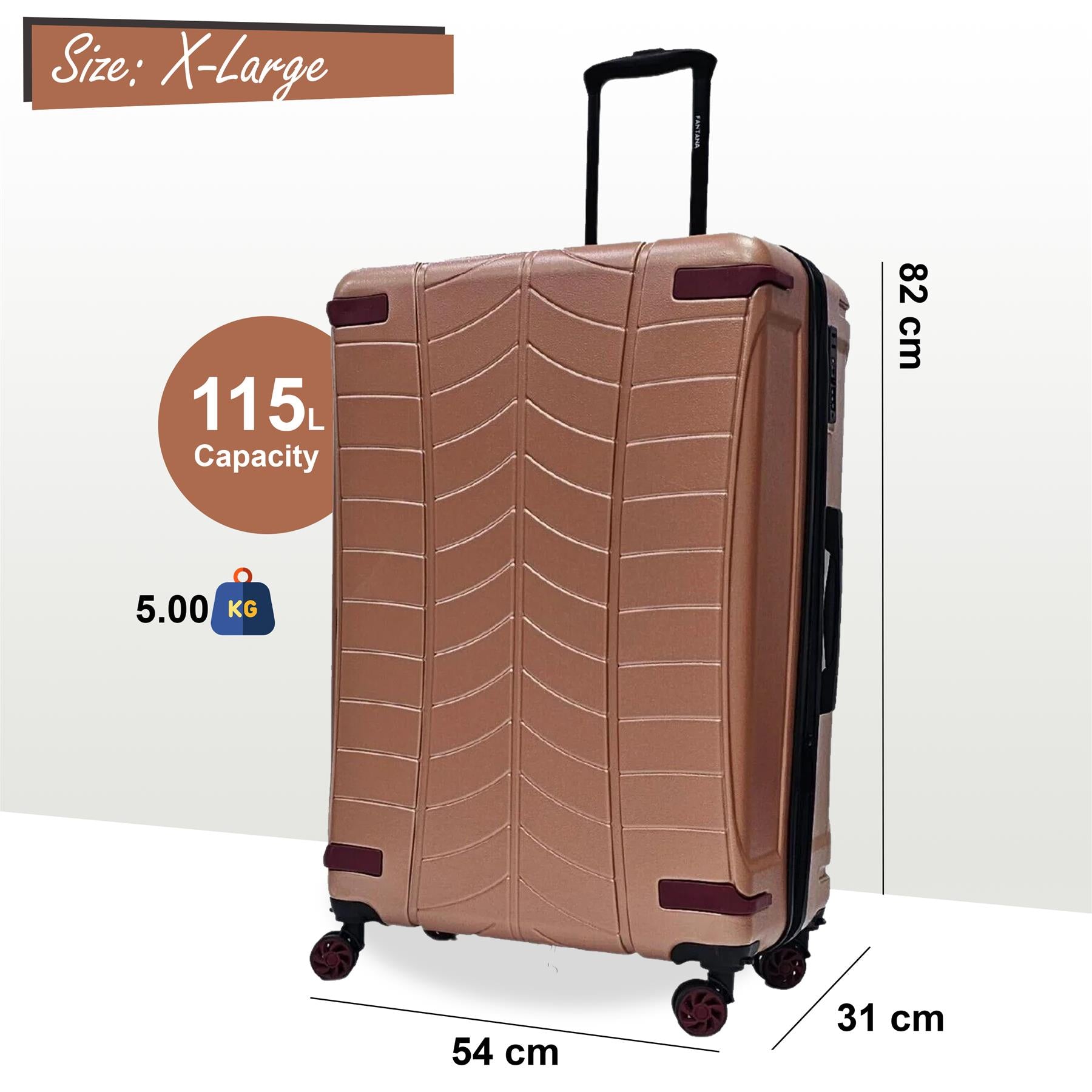 Hard Shell Luggage Travel Suitcase Set
