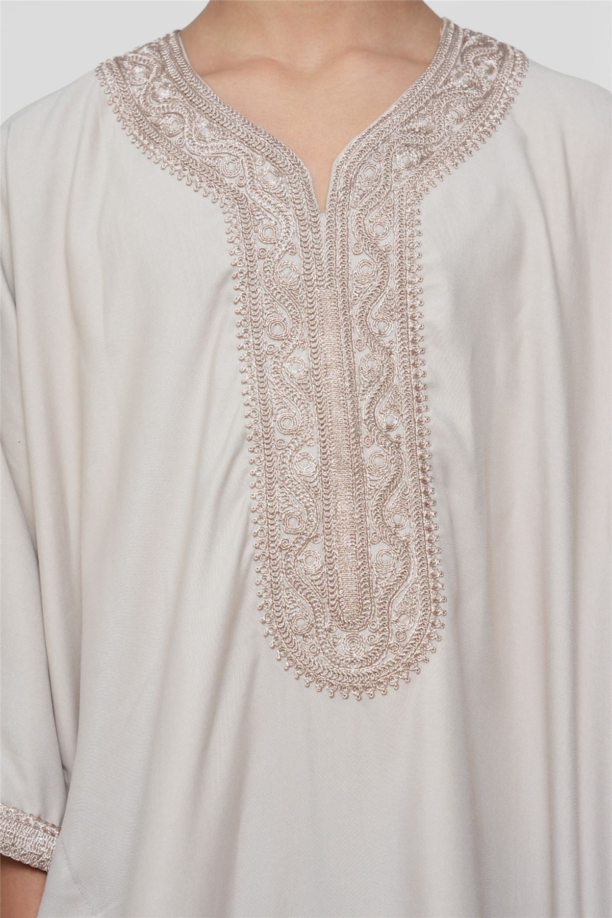 Kids Boys Moroccan Thobe Robe Djellaba Gandoura Eid Jubba- K-HM66