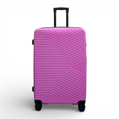 Junee Large Hard Shell Suitcase in Pink