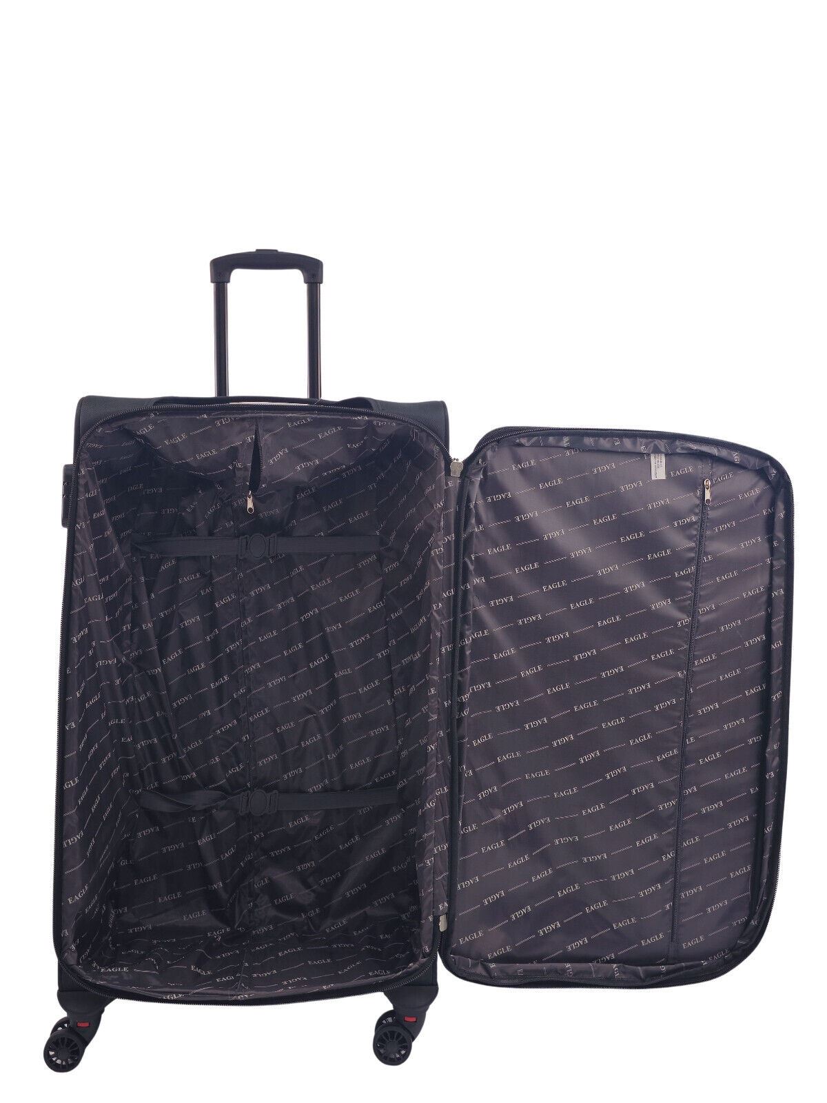 Ashland Large Soft Shell Suitcase in Black