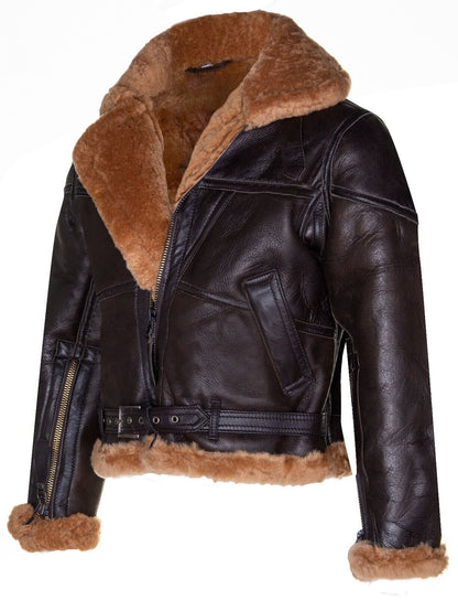 Womens RAF Sheepskin Flying Jacket-Reading