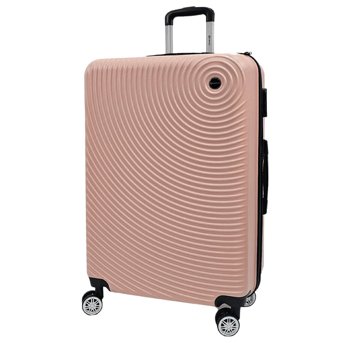 Brookside Extra Large Hard Shell Suitcase in Rose Gold