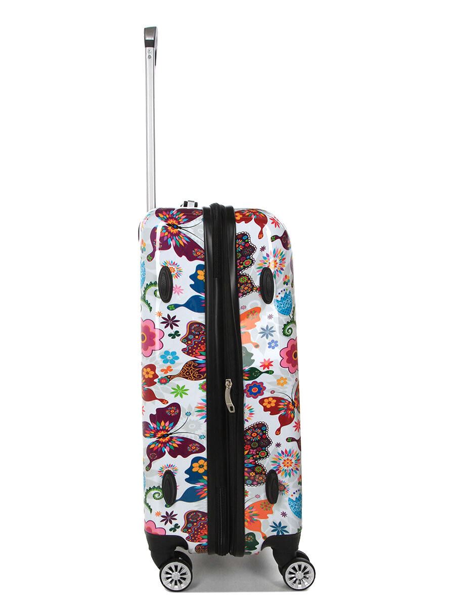 Clanton Medium Hard Shell Suitcase in Butterfly