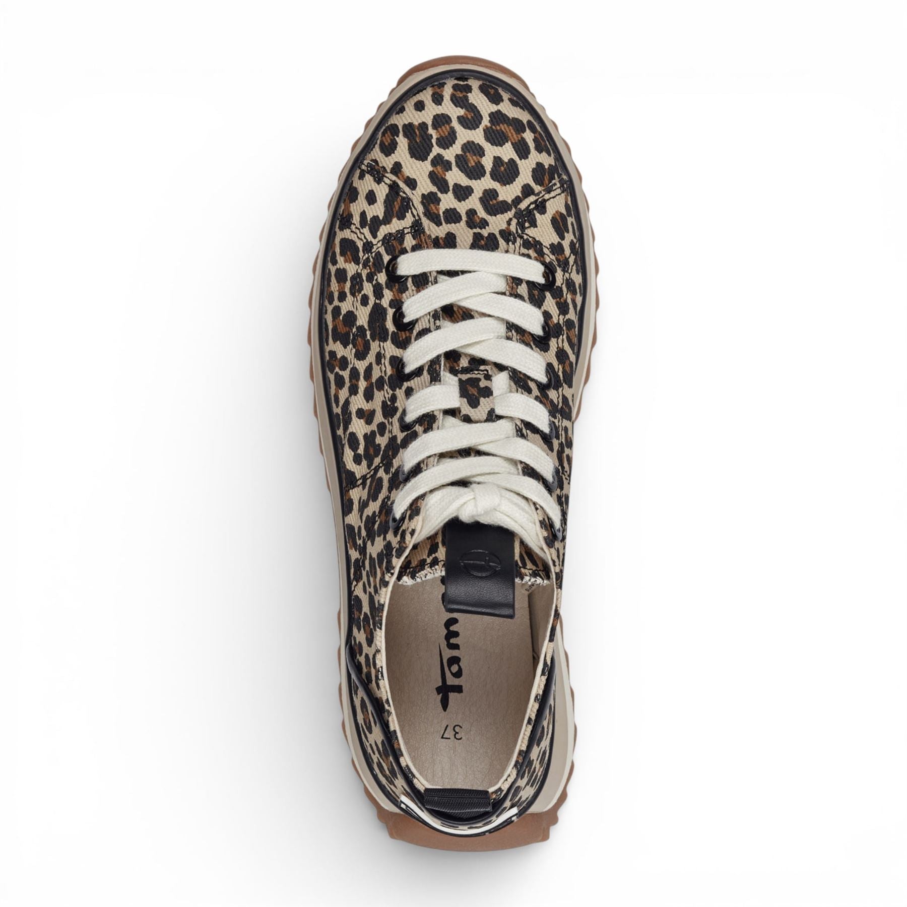 Tamaris Women’s Platform Trainers Leopard Print Sneaker Shoes