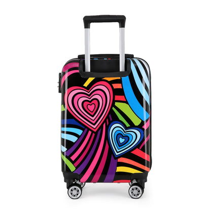 Chelsea Cabin Hard Shell Suitcase in Hearts