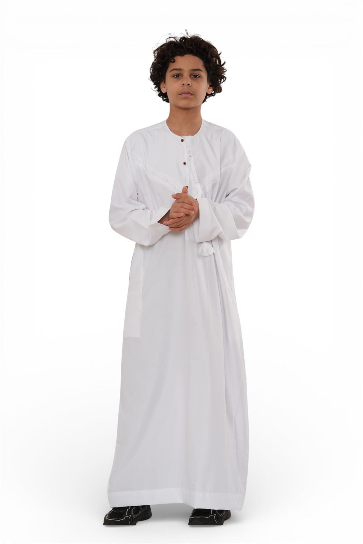 Kids Boys Eid Moroccan Jubba Robe Djellaba Ramadan Eid Thobe - K-HM11