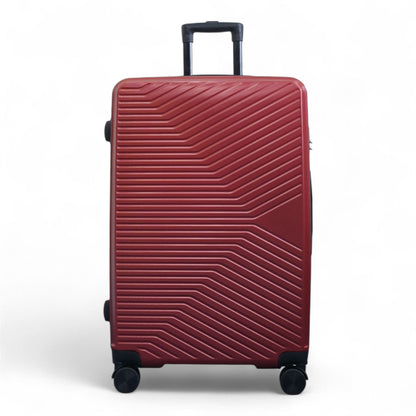 Junee Large Hard Shell Suitcase in Red