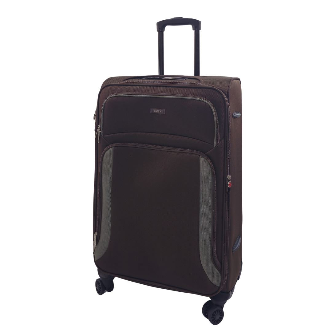 Ashland Medium Soft Shell Suitcase in Brown