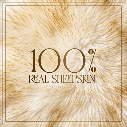 Genuine Sheepskin Natural Silky Soft Fluffy Real Wool Rug
