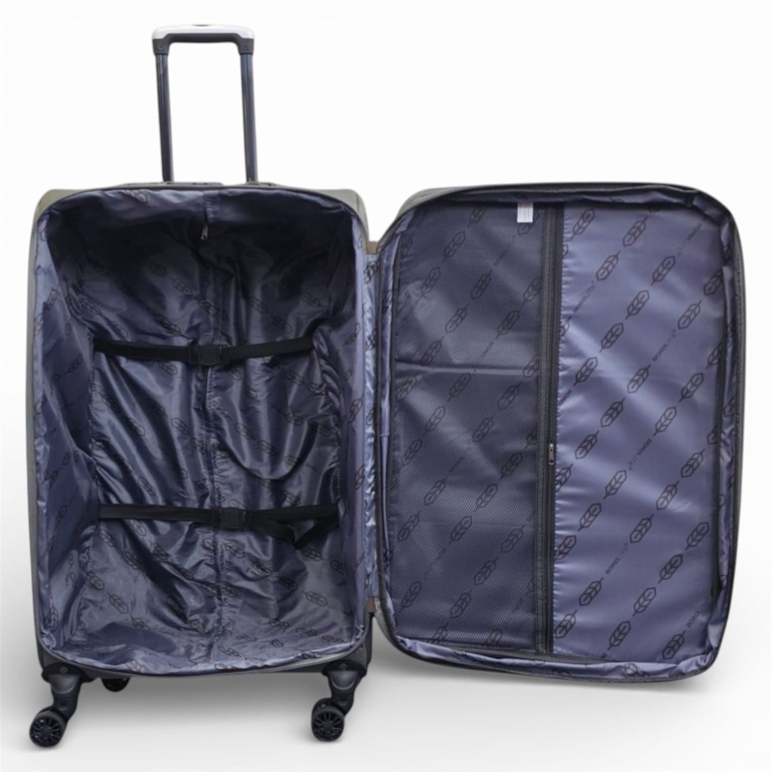 Nagoya Set of 3 Soft Shell Suitcase in Grey