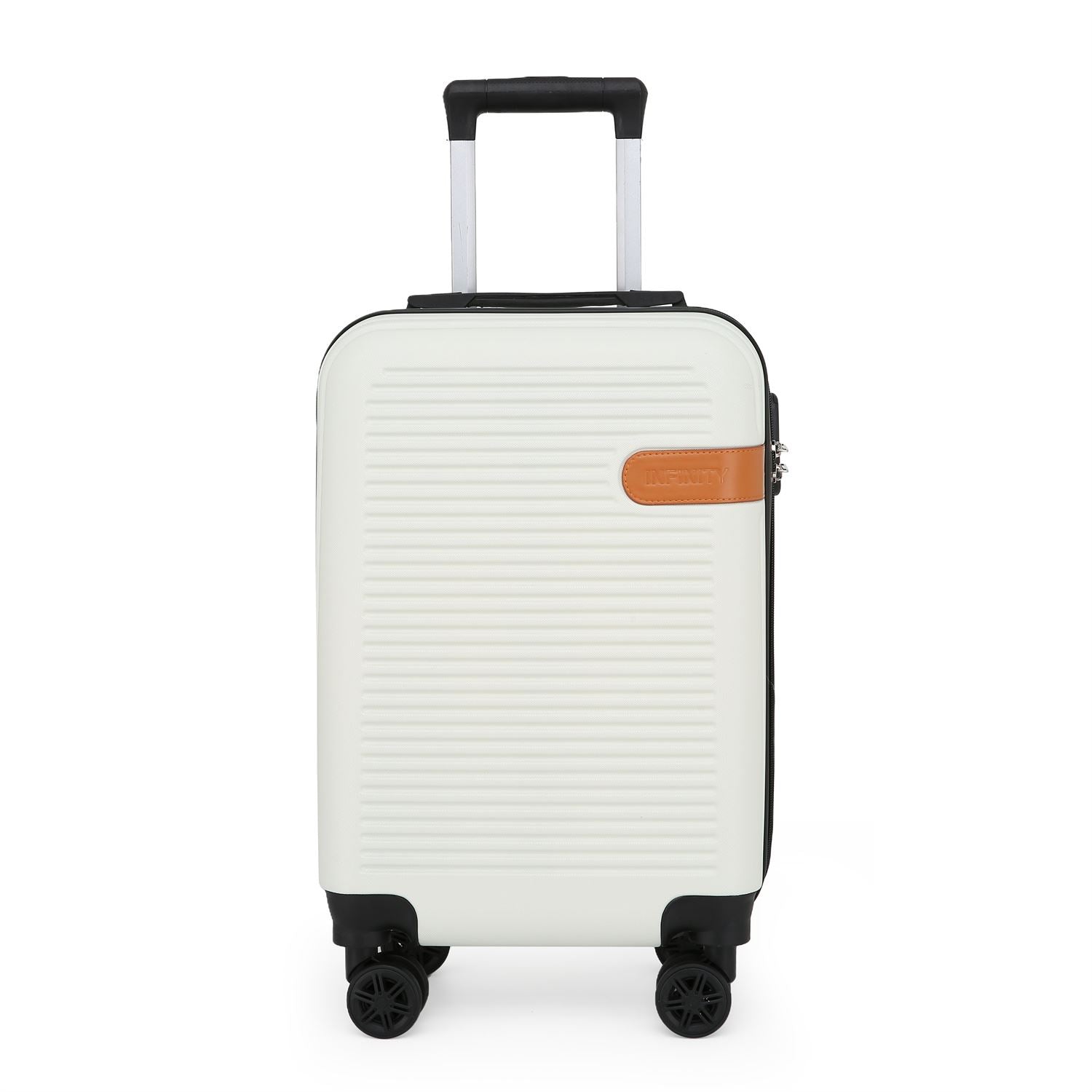 Calgary Set of 3 Hard Shell Suitcase in Cream