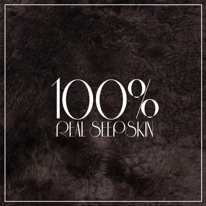 Genuine Sheepskin  40x40cm Real Wool Single Sided Cushion