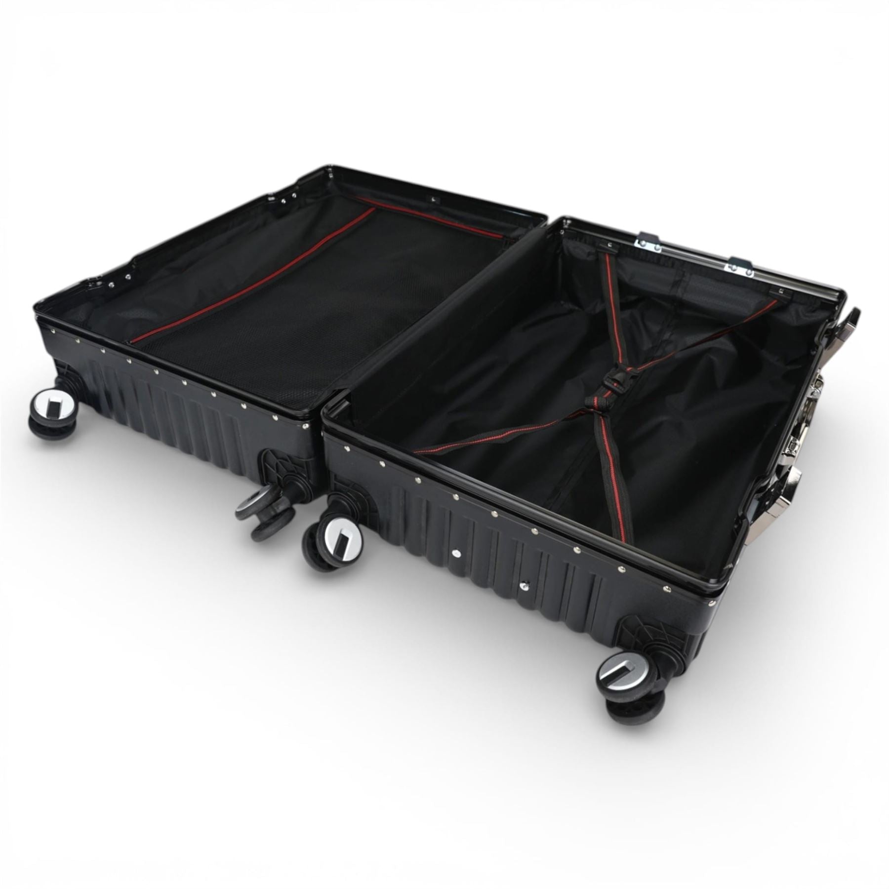 Airdrie Set of 3 Hard Shell Suitcase in Black