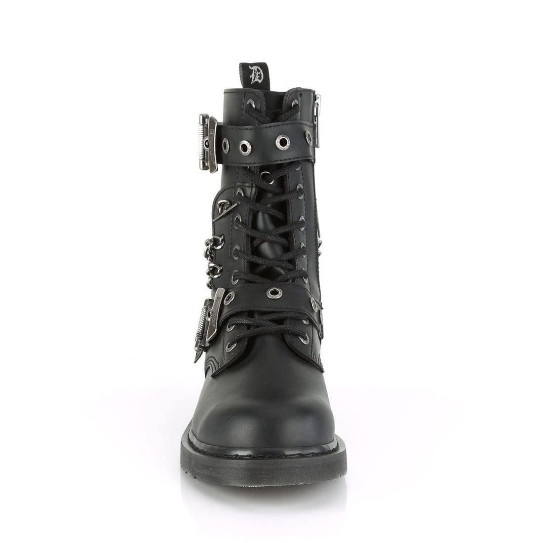 Demonia Bolt 250 Black Vegan Leather Mid-Calf Boots