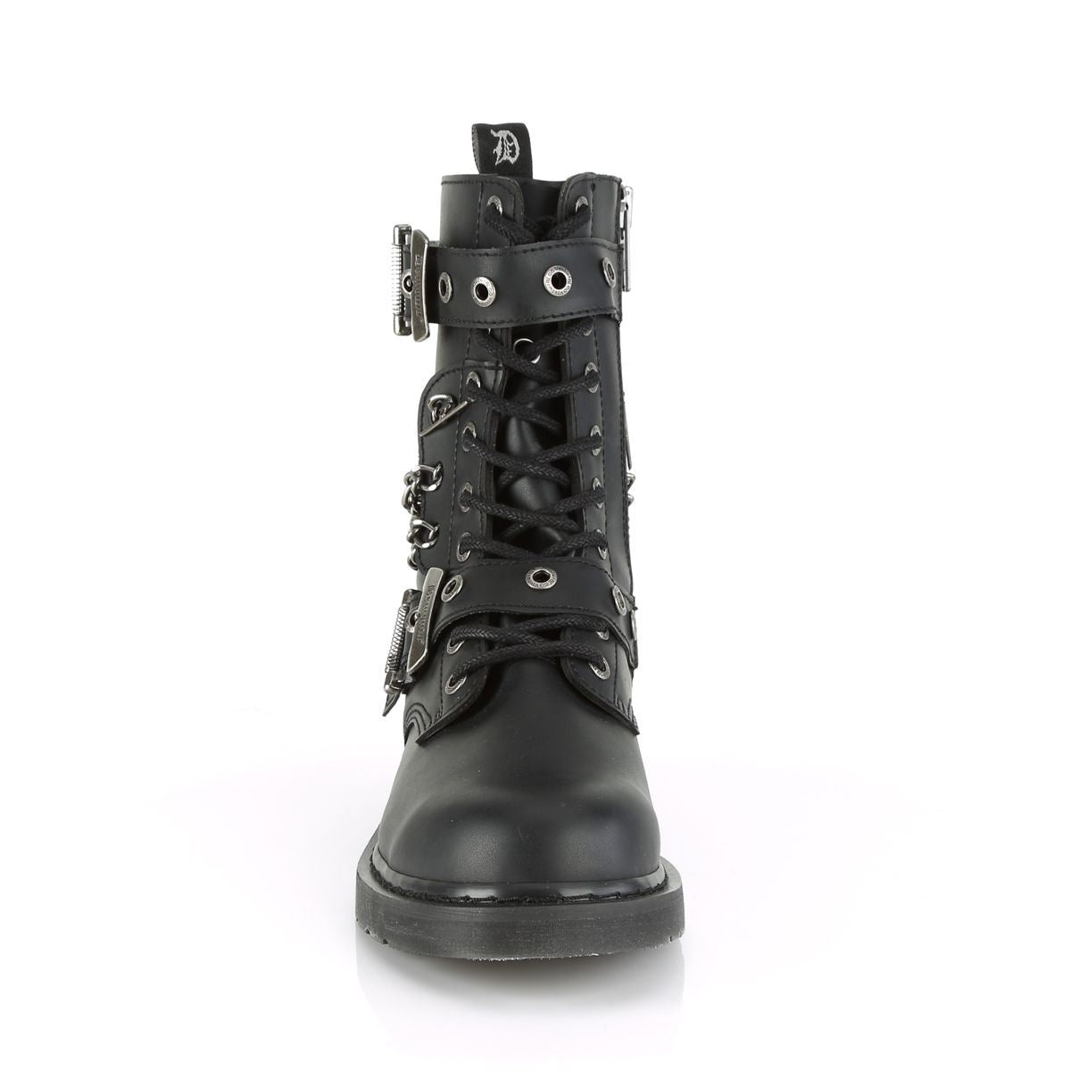 Demonia Bolt 250 Black Vegan Leather Mid-Calf Boots