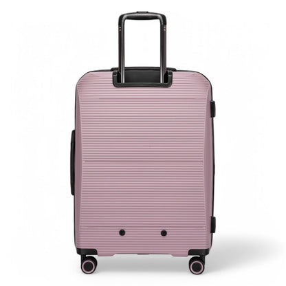 Abiko Large Hard Shell Suitcase in Pink