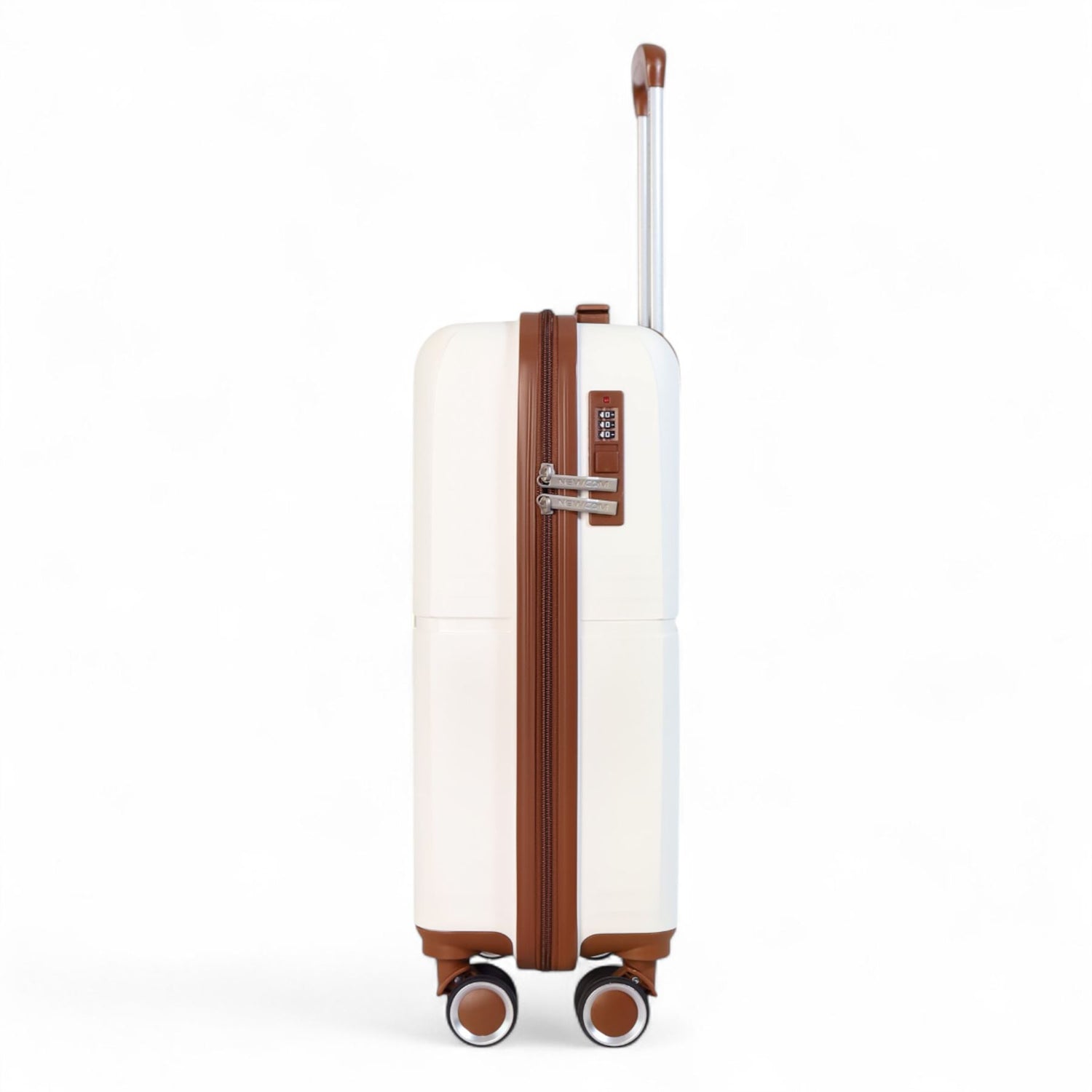 Corowa Large Hard Shell Suitcase in White