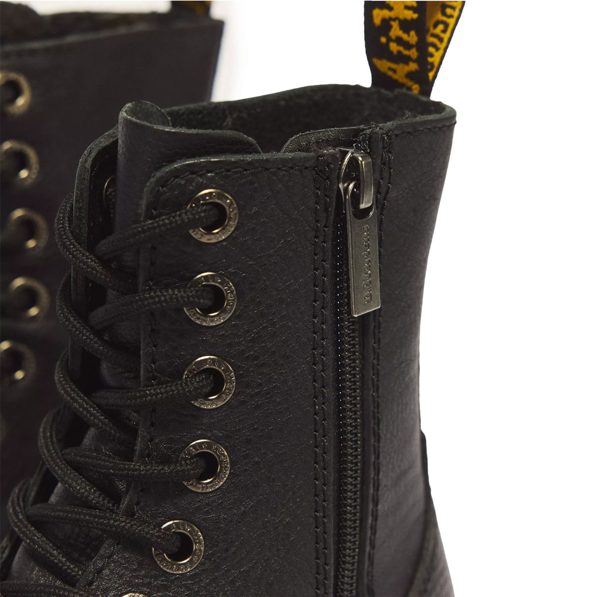 Dr Martens  Jadon III Black Soft Leather Platform Boots -26378001