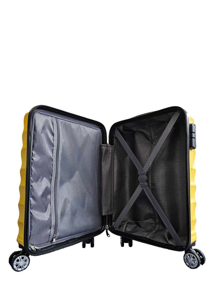 Chatom Cabin Hard Shell Suitcase in Yellow