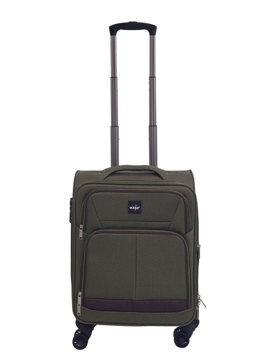 Soft Shell Cabin Suitcase 54 x 38 x 21 cm Lightweight Luggage Suitable for Easyjet, Ryanair