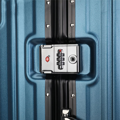 Airdrie Set of 3 Hard Shell Suitcase in Blue