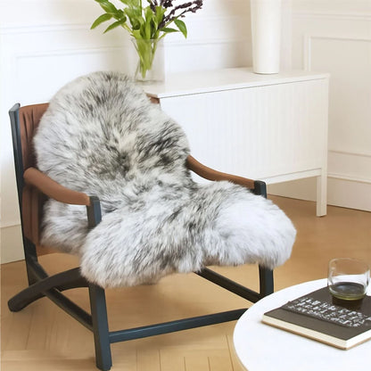 Genuine Sheepskin Natural Silky Soft Fluffy Real Wool Rug