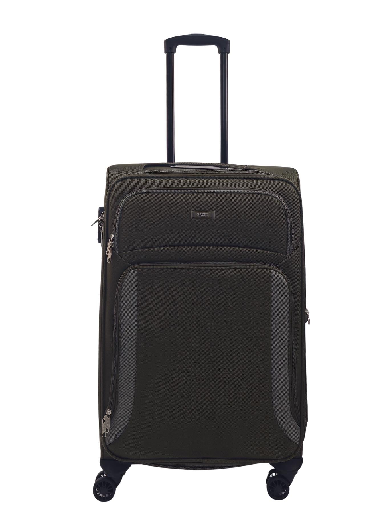 Ashland Medium Soft Shell Suitcase in Khaki