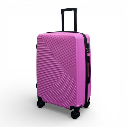 Junee Medium Hard Shell Suitcase in Pink