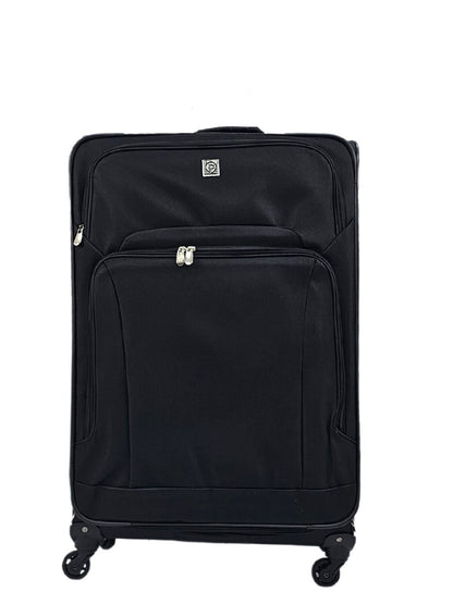 Coaling Large Soft Shell Suitcase in Black