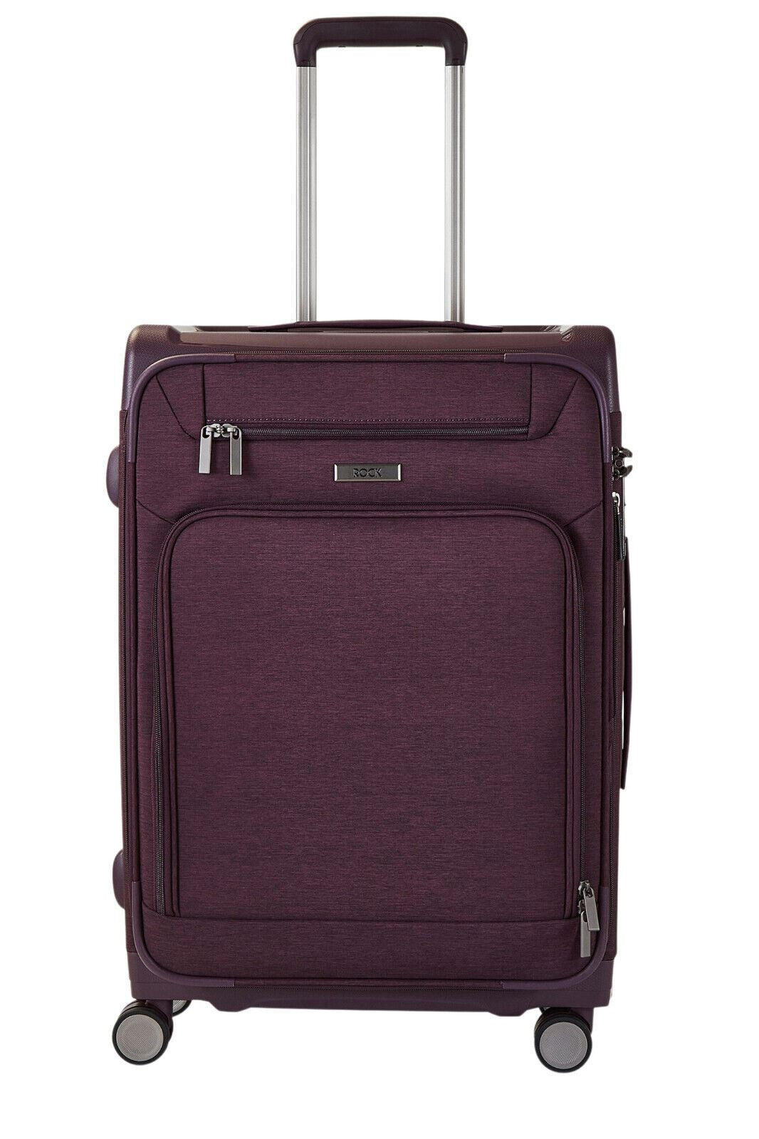 Anniston Medium Soft Shell Suitcase in Purple