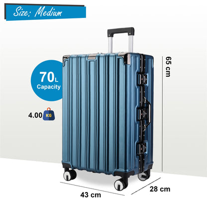 Airdrie Medium Hard Shell Suitcase in Blue