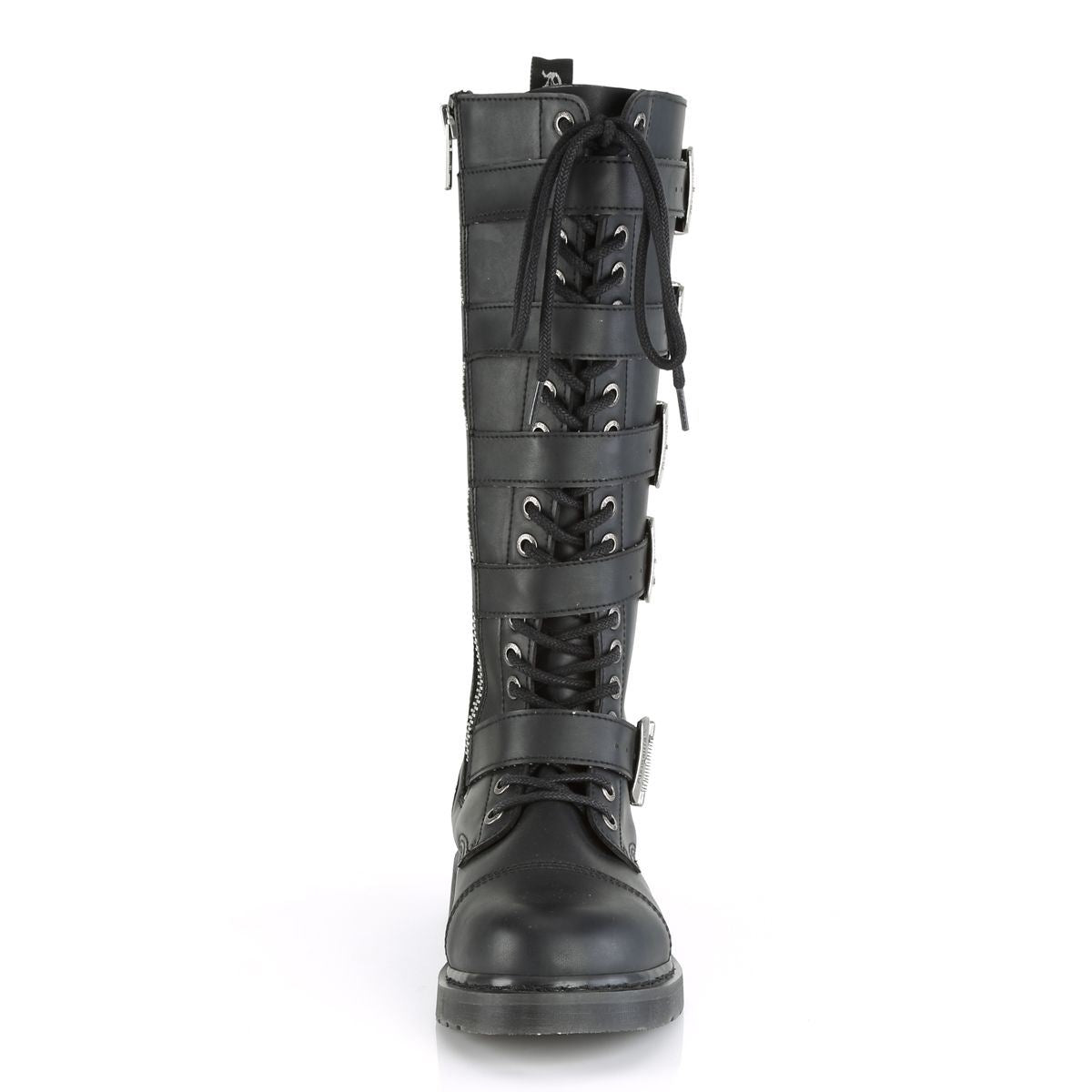 Demonia Bolt 425 Black Vegan Leather Knee High Boots