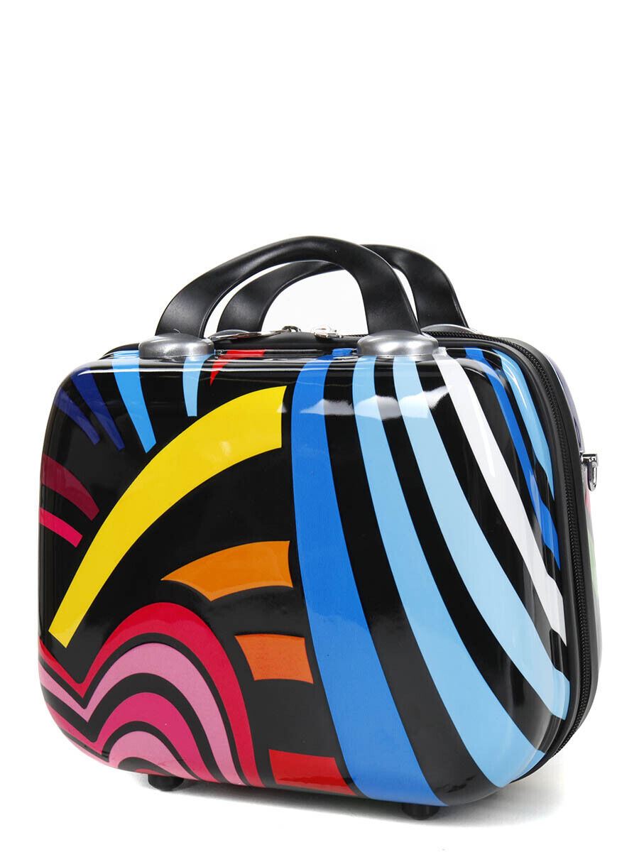 Chelsea Cosmetic Hard Shell Suitcase in Hearts