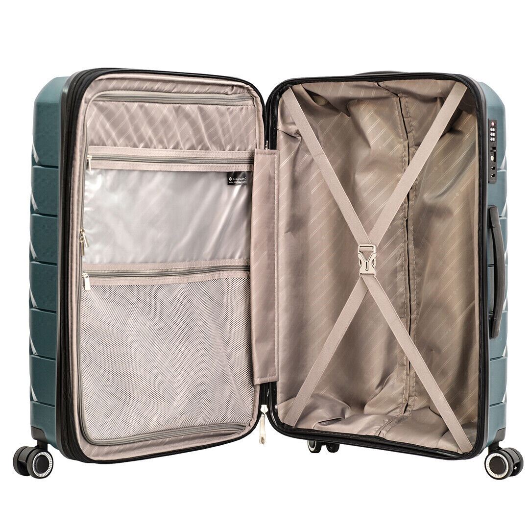 Camden Large Hard Shell Suitcase in Green