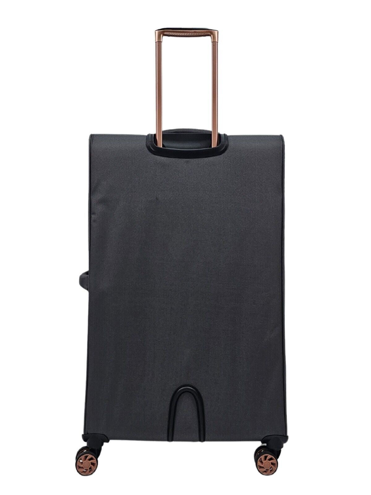 Birmingham Large Soft Shell Suitcase in Grey