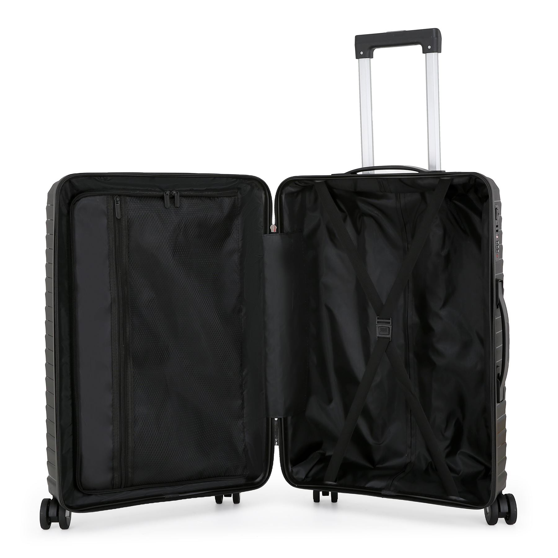 Burnaby Medium Hard Shell Suitcase in Black