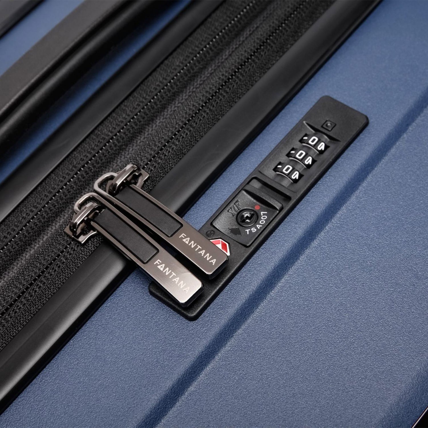 Abiko Medium Hard Shell Suitcase in Navy