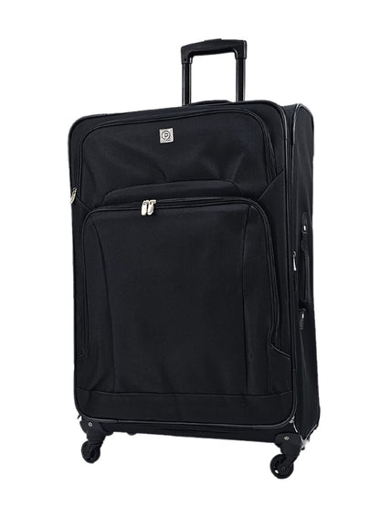 Coaling Large Soft Shell Suitcase in Black