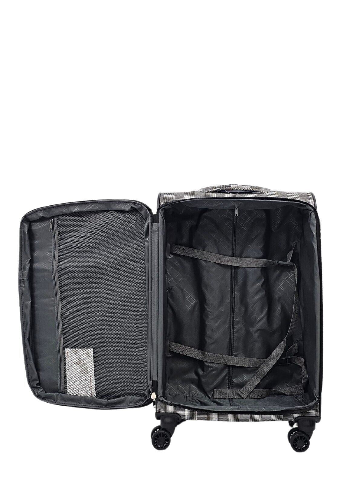 Lightweight Cabin 8 Wheel Luggage Travel Soft Bag