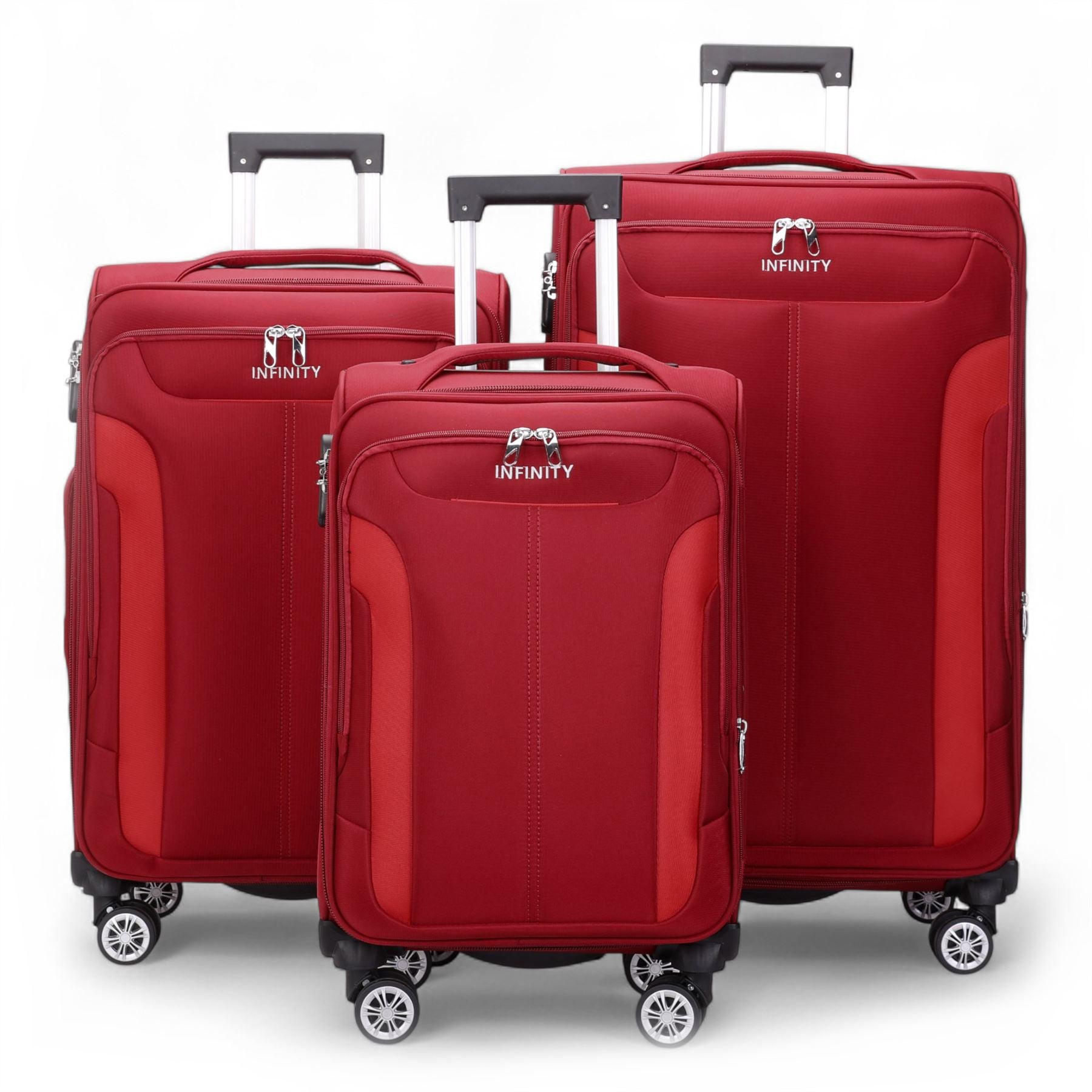 Delta Set of 3 Hard Shell Suitcase in Navy