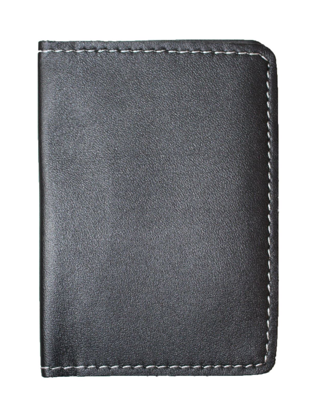 100% Genuine Real Leather Top Quality Unisex Mini Slim Wallet Credit Card Holder - Upperclass Fashions 