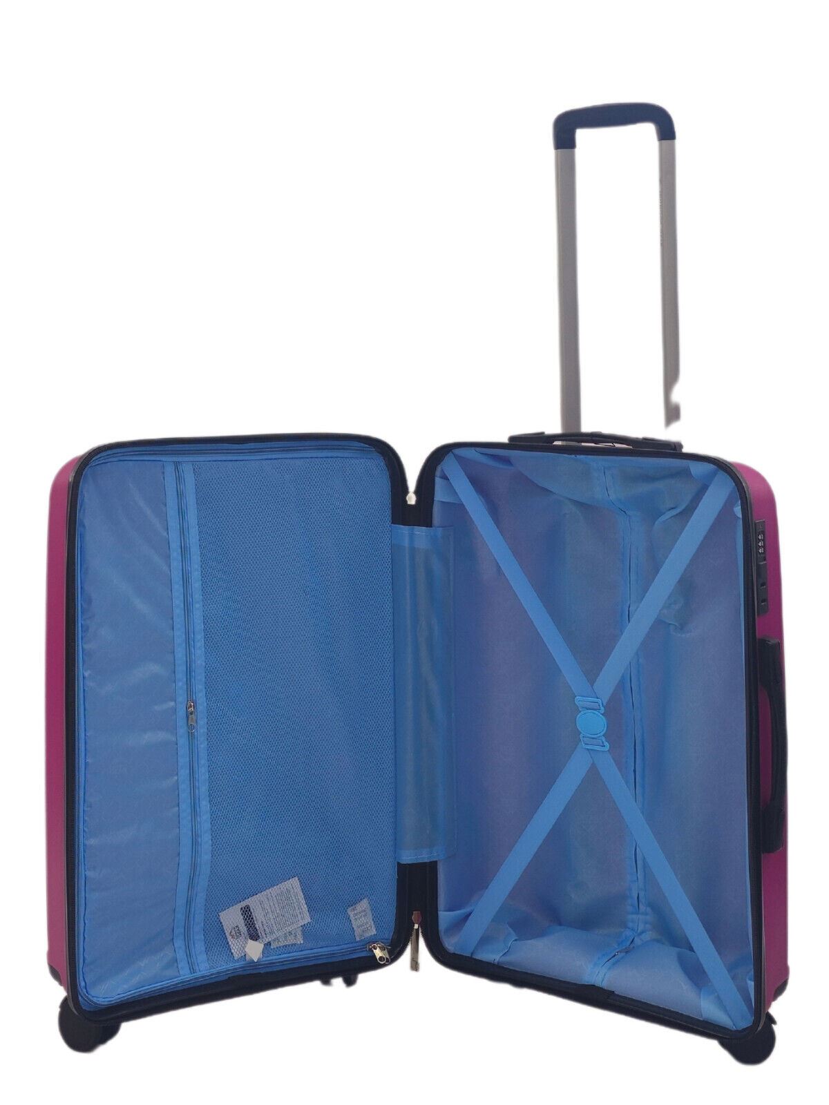 Abbeville Large Hard Shell Suitcase in Pink