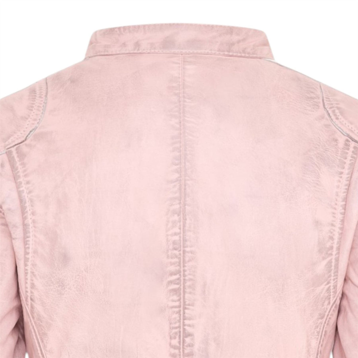 Womens Biker Racing Badges Leather Jacket-Eastleigh