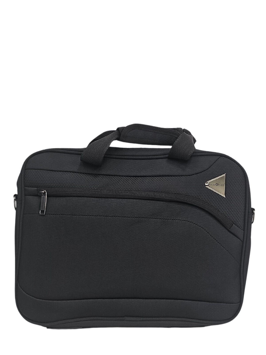 Clayton Laptop Soft Shell Suitcase in Black