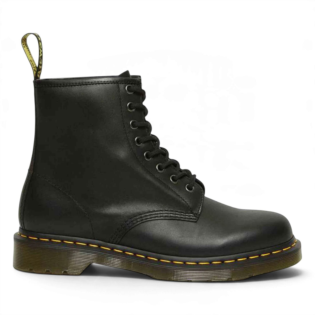 Dr Martens 1460 Black Nappa Leather 8-Eye Combat Boots - 11822002